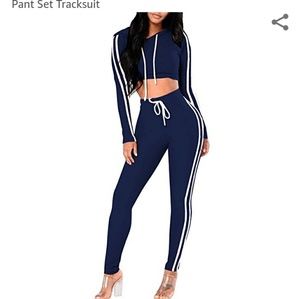 Two piece track suit